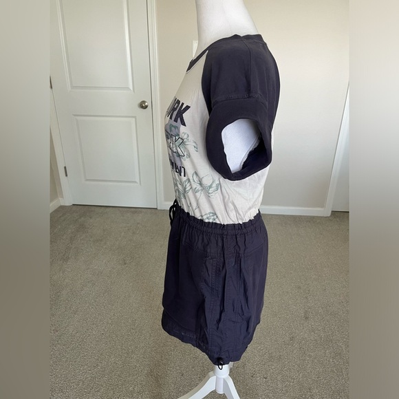 NWT Anthropologie Daily Practice Graphic Printed Tee Dress Size Small - Picture 3 of 6